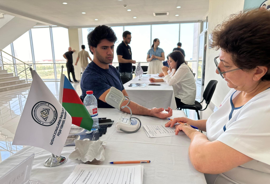 Sumqayıt Peşə Təhsil Mərkəzində qanvermə aksiyası təşkil olunub