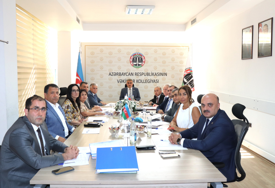Vəkillər Kollegiyası Rəyasət Heyətinin növbəti iclası keçirilib