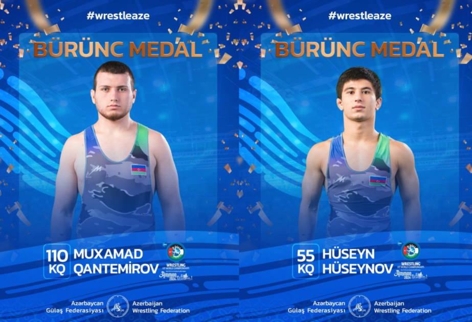 Azərbaycanın iki güləşçisi dünya çempionatında bürünc medal qazanıb