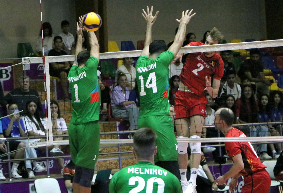 Azərbaycanın kişi voleybolçuları Belçika yığmasına məğlub olub