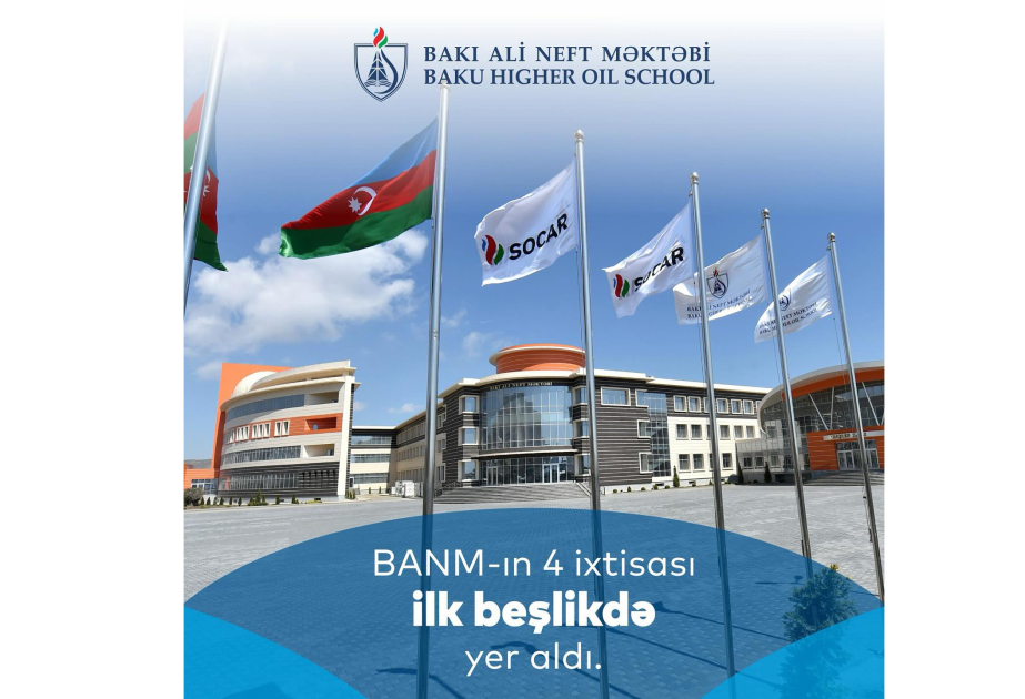 BANM-in 4 ixtisası ilk beşlikdə yer alıb