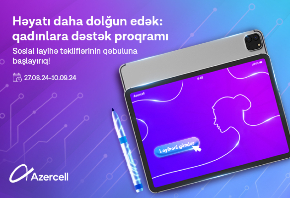 ®  Empowering lives: women’s support program from Azercell