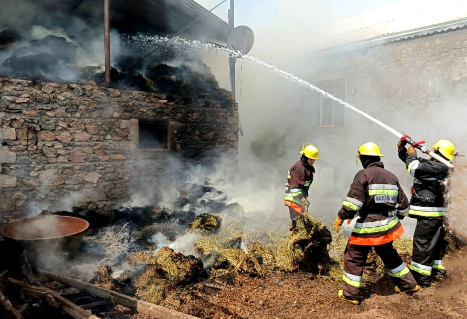 Şərur rayonunun 2 kəndində yanğın olub