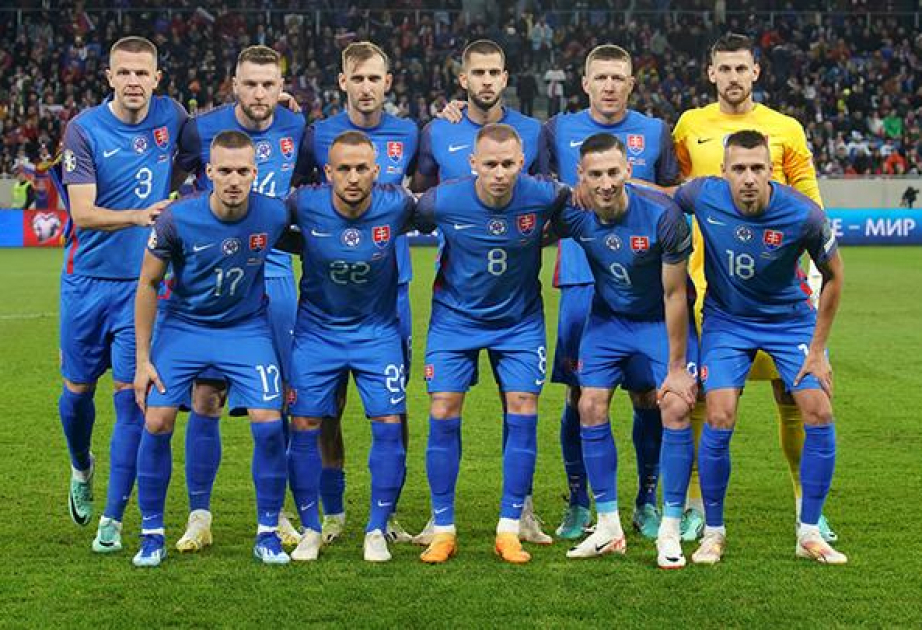 Slovakiya yığmasının Azərbaycan millisi ilə oyun üçün heyəti açıqlanıb