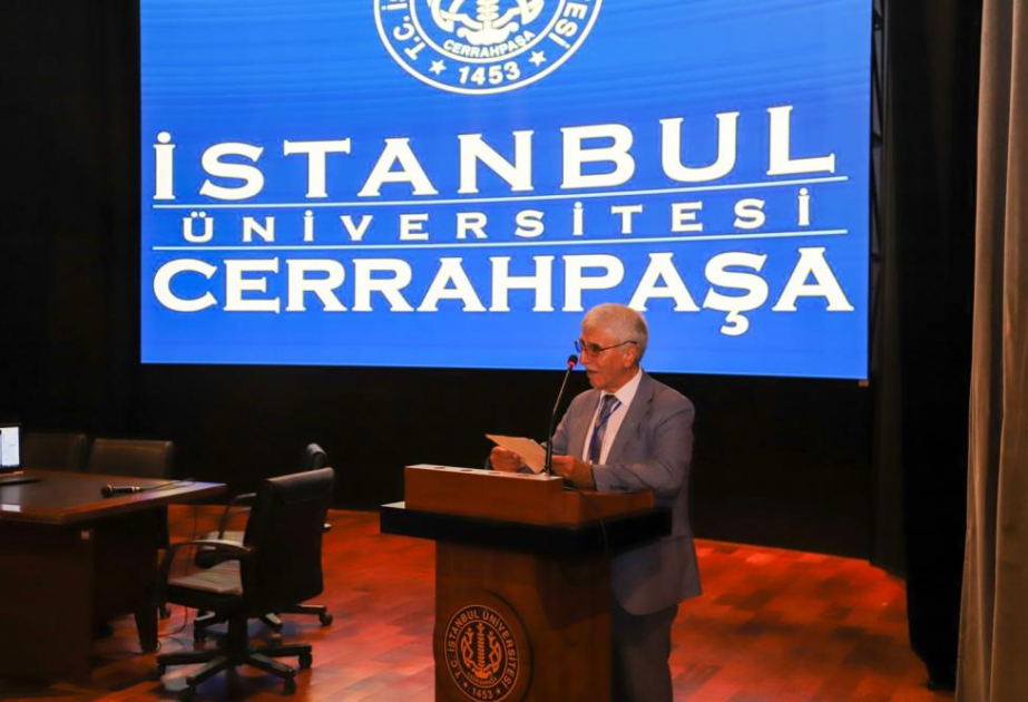 Akademik Fikrət Əliyev Türkiyədə keçirilən beynəlxalq konfransda çıxış edib