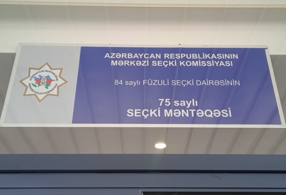 İşğaldan azad olunan Füzuli şəhərində səsvermə prosesi 4 seçki məntəqəsində təşkil edilib VİDEO