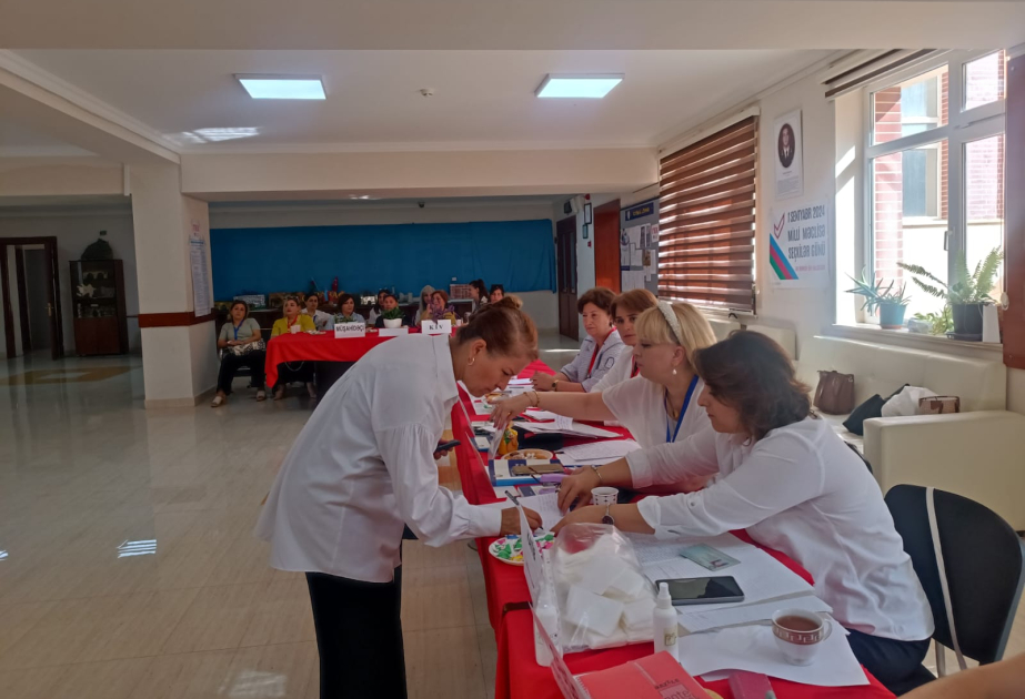 Məntəqə sədri Nüşabə Paşayeva: İlk dəfə səs verən gənclərimiz prosesdə böyük həvəslə iştirak etdilər