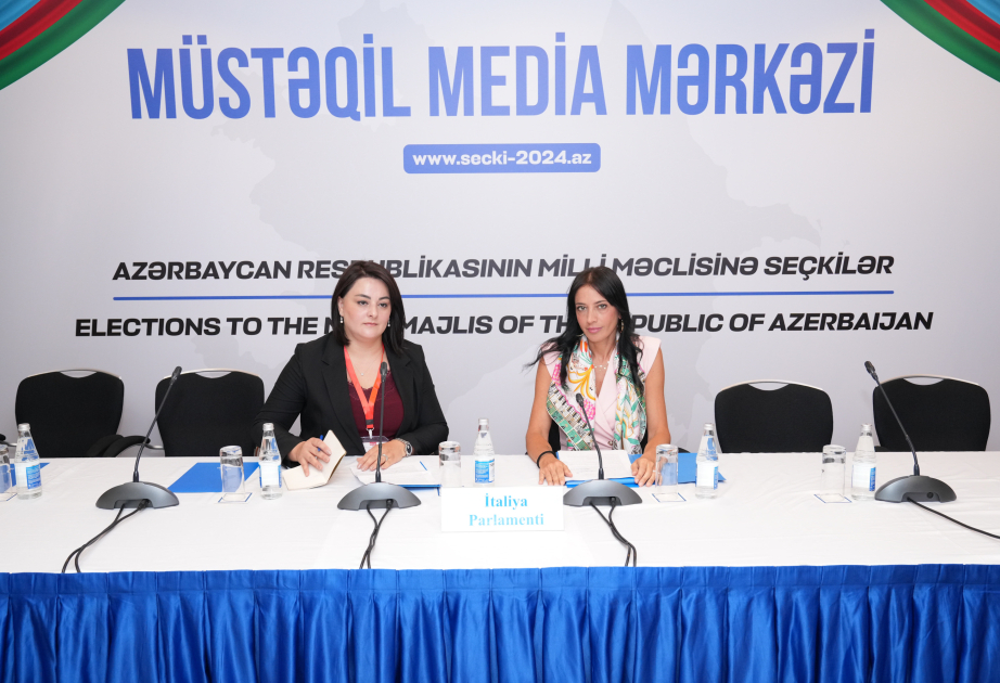 İtaliyalı müşahidəçi: Seçki məntəqələrində qadın sədrlərin çox olması diqqətimi xüsusi olaraq çəkdi