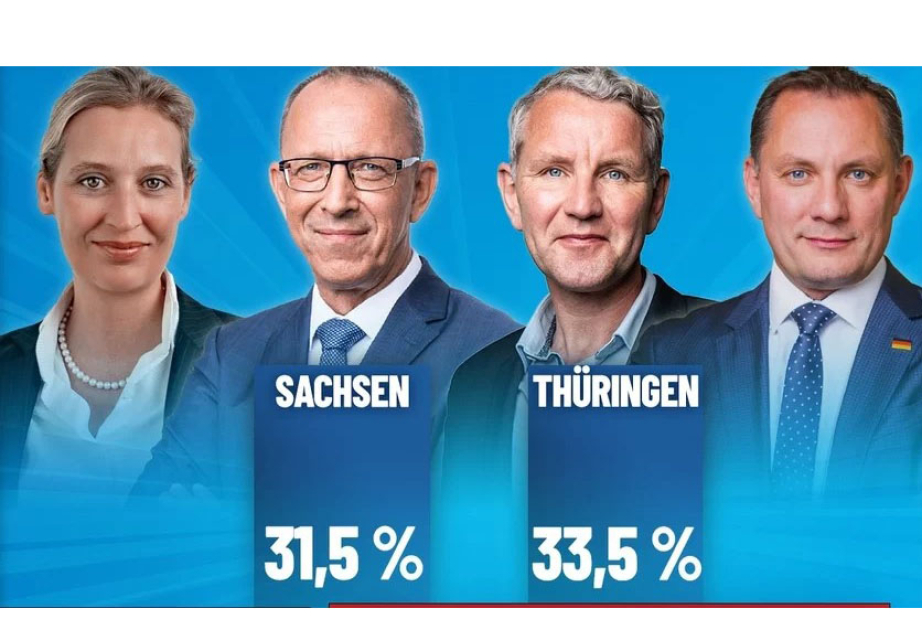 L'extrême droite allemande s'apprête à remporter pour la première fois les élections régionales