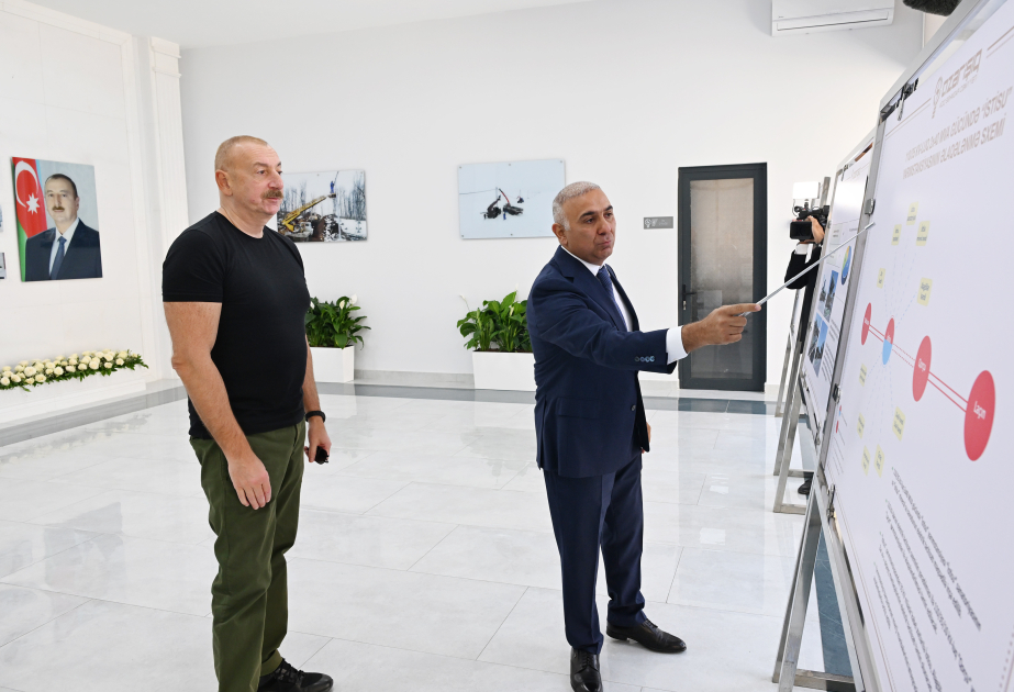 El Presidente Ilham Aliyev asistió a la inauguración de la Subestación de Istisu en Kalbajar