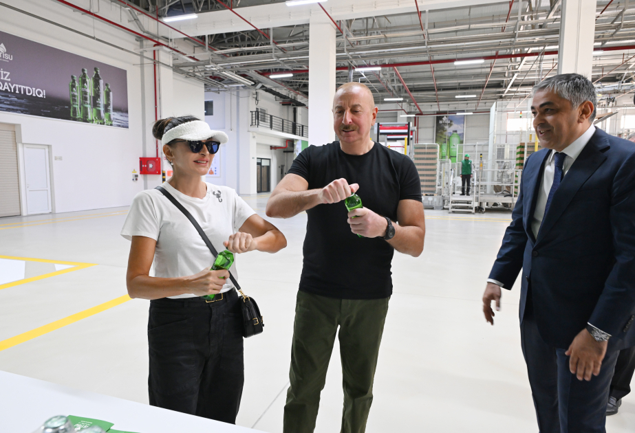 Kelbédjer : L’inauguration de l'usine d'eau minérale « Istissou » VIDEO