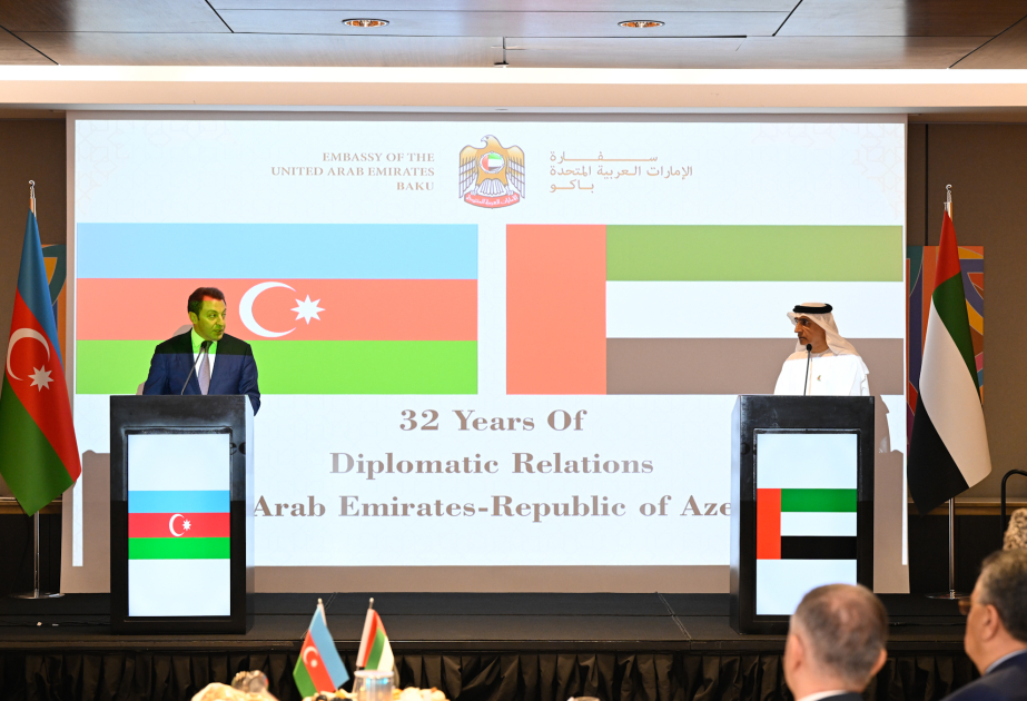 Azərbaycan və Birləşmiş Ərəb Əmirliklərinin diplomatik əlaqələrinin 32-ci ildönümü qeyd edilib VİDEO
