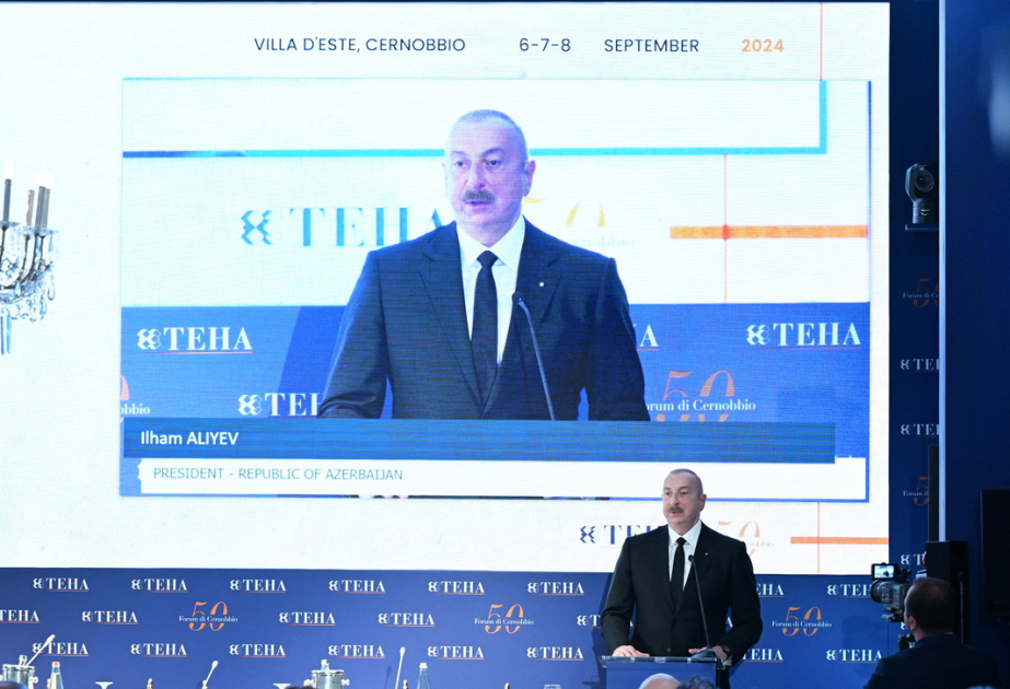 President of Azerbaijan: Southern Gas Corridor ensures energy security for ten countries
