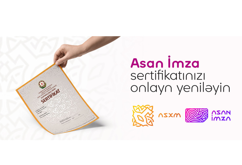 Cari ildə Naxçıvanda 7 mindən çox “ASAN İmza” sertifikatı verilib