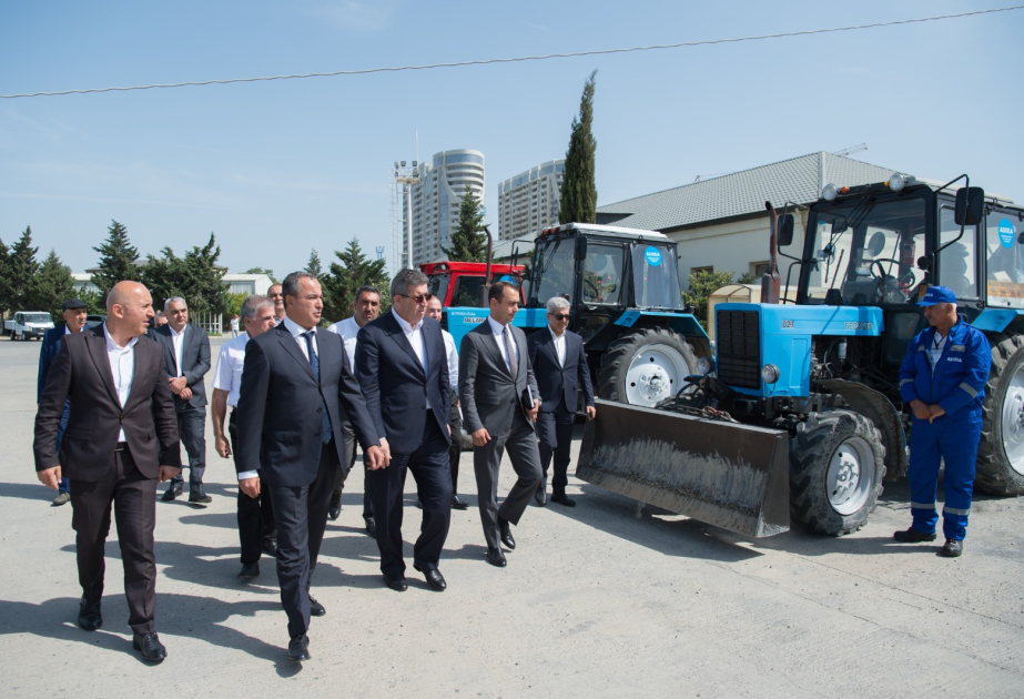 ADSEA “Formula 1” yarışları ilə əlaqədar texnika və nəqliyyat vasitələrinə baxış keçirib