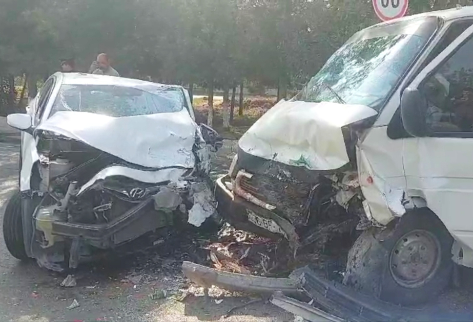 Şirvanda qəza olub, iki nəfər yaralanıb VİDEO