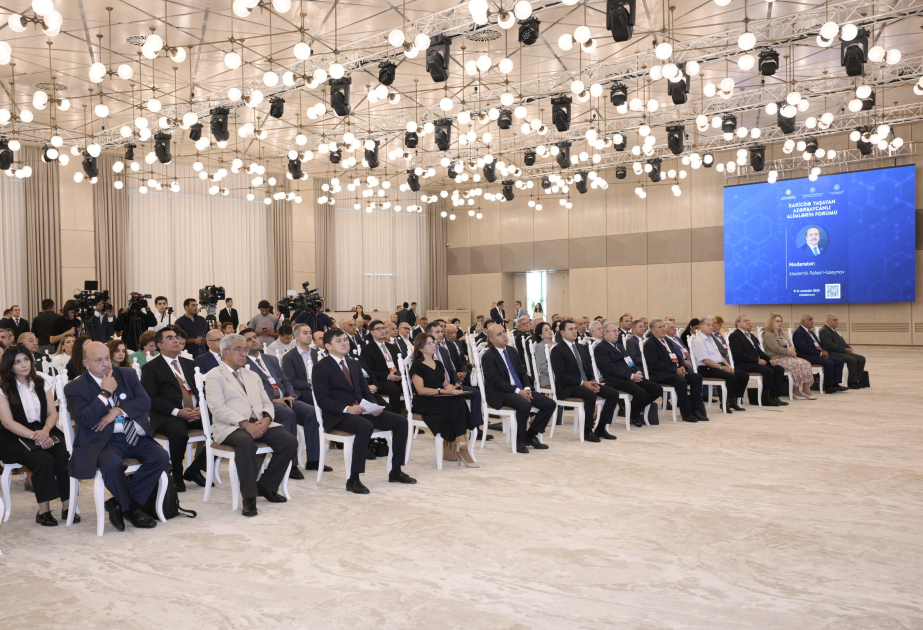 Bakıda Xaricdə Yaşayan Azərbaycanlı Alimlərin Forumu keçirilir YENİLƏNİB VİDEO