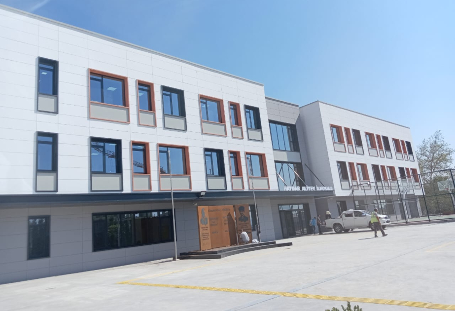 Kahramanmaraşda tikilən Heydər Əliyev adına məktəb açılışa hazırdır