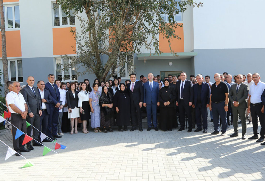 Saatlı rayonunda məktəb açılışı olub