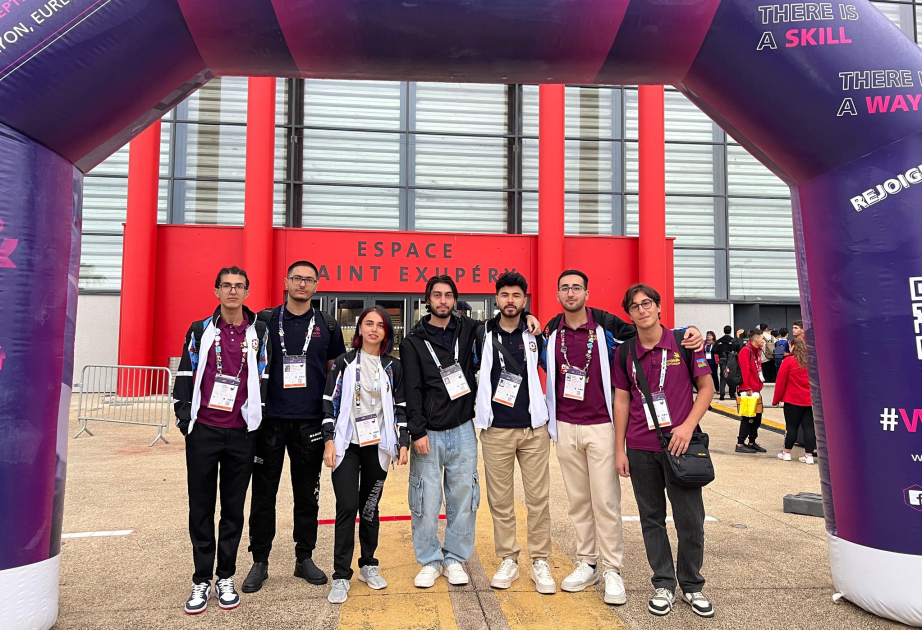 Сборная Азербайджана участвует в международных соревнованиях WorldSkills