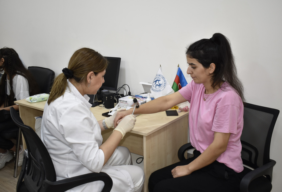В селе Талыш Агдеринского района организованы выездные медосмотры населения