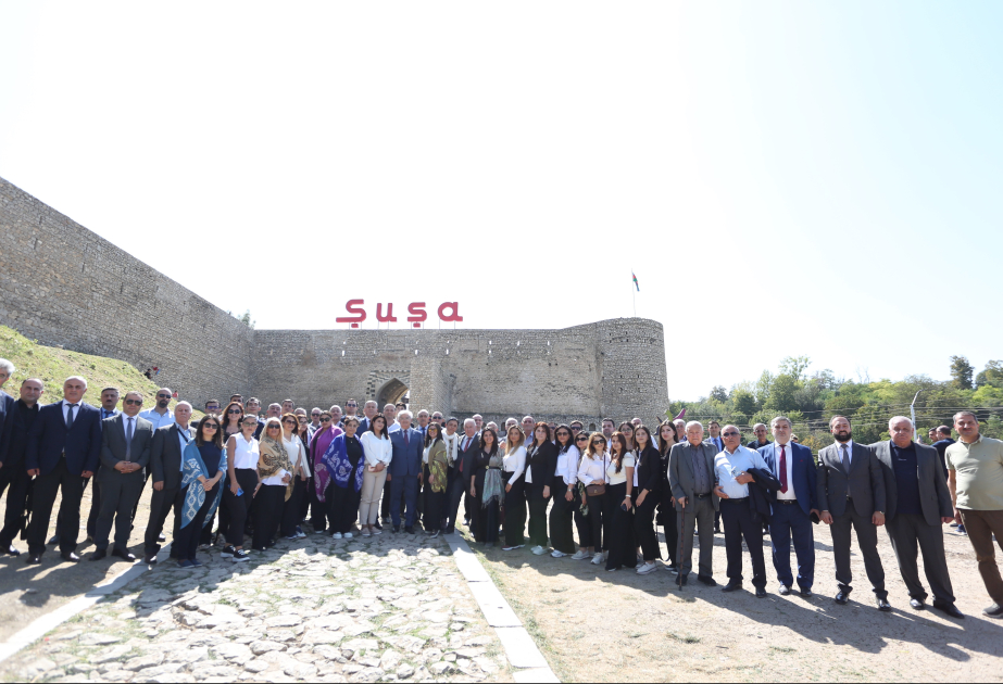 Auditorlar Palatasının kollektivi və üzvləri Şuşa şəhərində səfərdə olublar