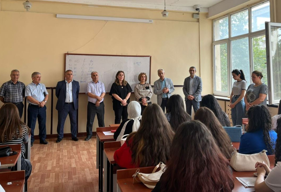 BDU-nun Filologiya fakültəsində I kurs tələbələri ilə görüş olub