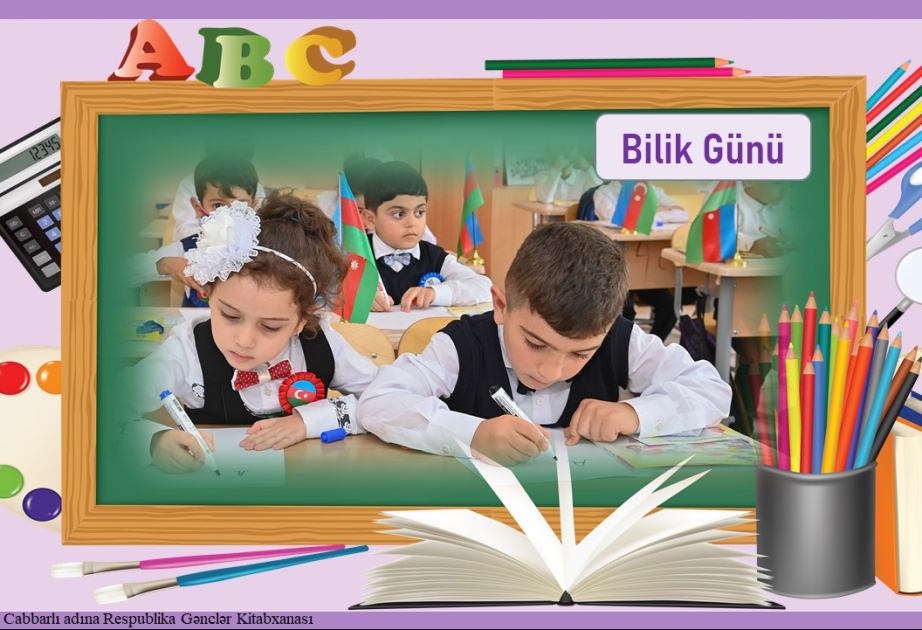 Gənclər Kitabxanasında Bilik Günü münasibətilə sərgi hazırlanıb