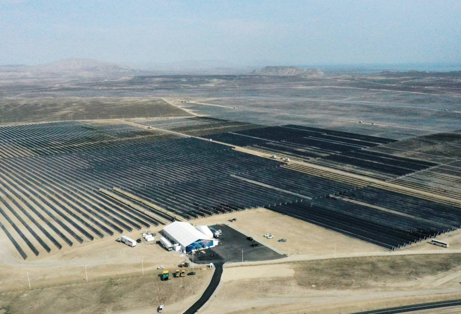 REPORT  from Garadagh Solar Power Plant, the “sunflower” of Azerbaijan's green energy policy