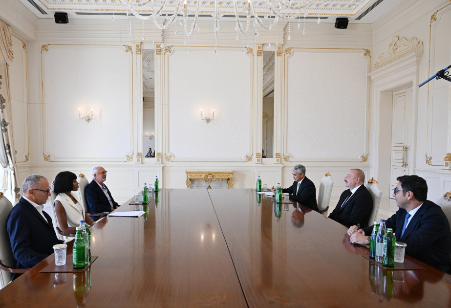President Ilham Aliyev received President and Chief Executive Officer, consultant of Formula 1, and British supermodelVIDEO