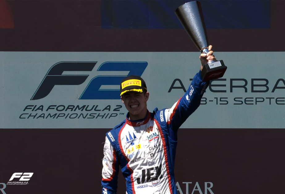 F2: Verschoor wins Baku Feature Race after red flag for start-line crash