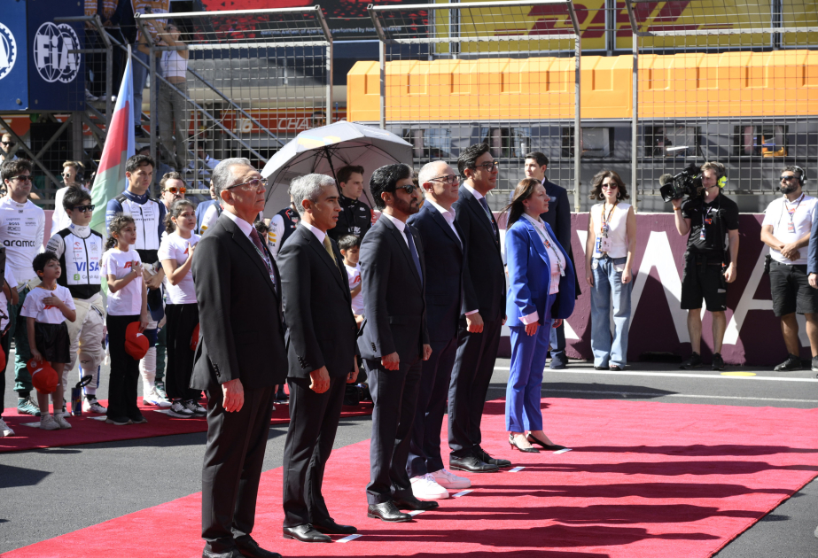 Opening ceremony of Formula 1 Azerbaijan Grand Prix 2024 held in Baku