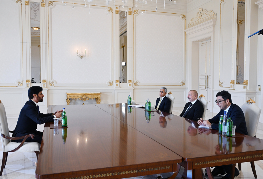 El Presidente de Azerbaiyán recibió al Presidente de la Federación Internacional del Automóvil