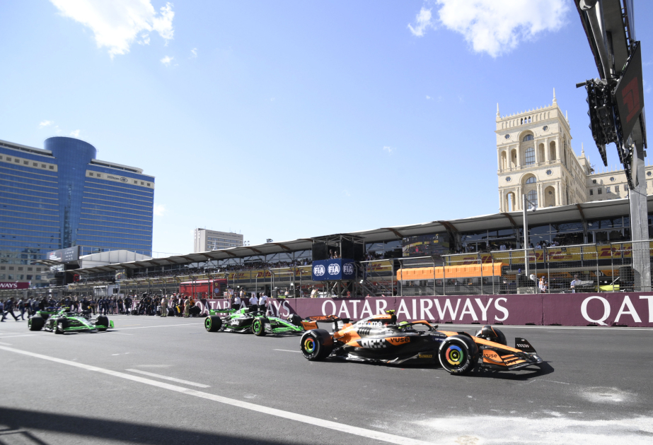 Formula 1 Qatar Airways Azerbaijan Grand Prix 2024 Race kicks off in Baku