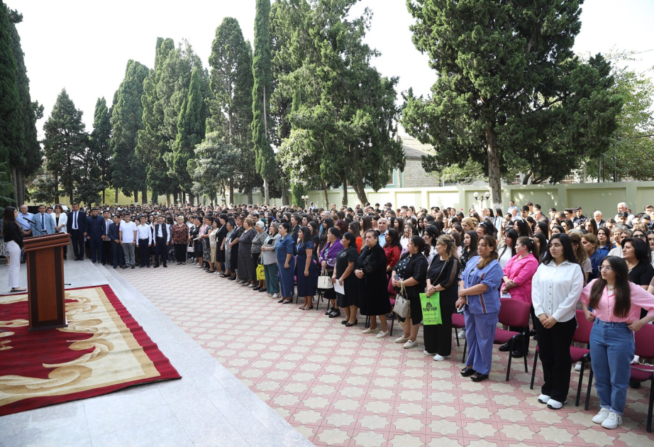 Gəncə Dövlət Universitetinin yeni tədris binası istifadəyə verilib