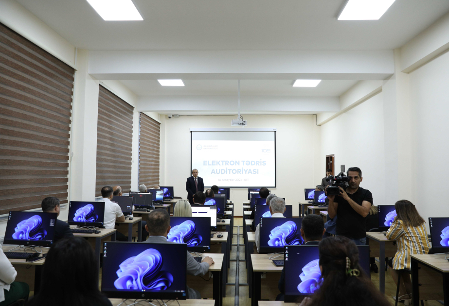 BDU-da iki elektron tədris auditoriyası istifadəyə verilib