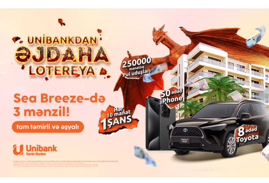 ®  “Unibankın” “Əjdaha” lotereyasının ikinci tirajının qalibləri kimlər olacaq?