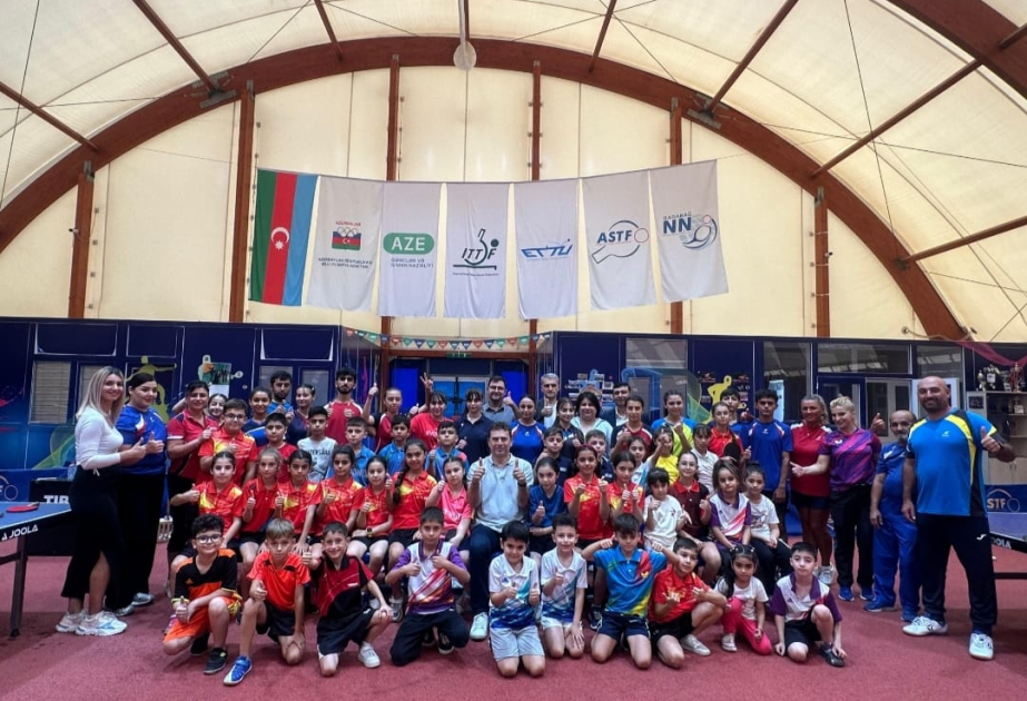 Avropa Stolüstü Tennis Birliyinin icraçı prezidenti Sumqayıtda idmançılarla görüşüb