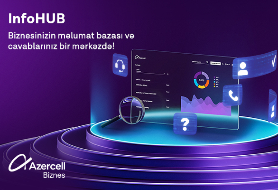 ®  Azercell Бизнес запускает InfoHUB: централизованное управление корпоративной базой данных и эффективное обслуживание клиентов с единой платформы