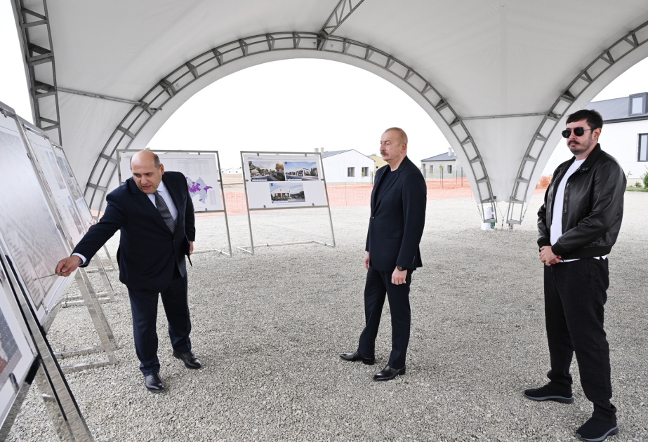 Le président Aliyev inspecte les travaux de restauration dans le village de Kenguerli de la région d’Aghdam MIS A JOUR VIDEO