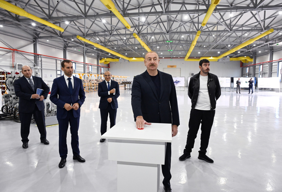Schuhfabrik im Industriepark Aghdam eingeweiht