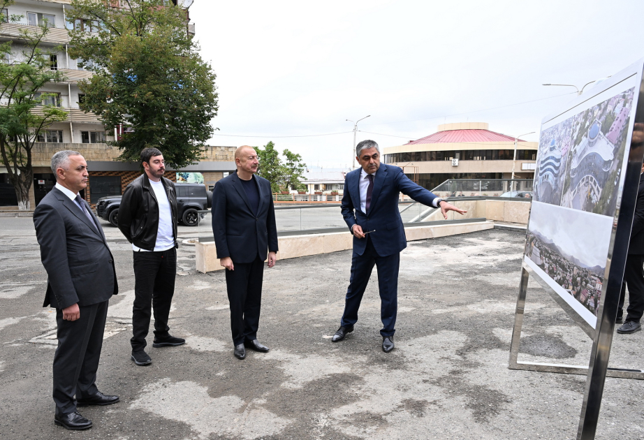 President Ilham Aliyev reviewed renovation work at Bulud Hotel in Khankendi VIDEO