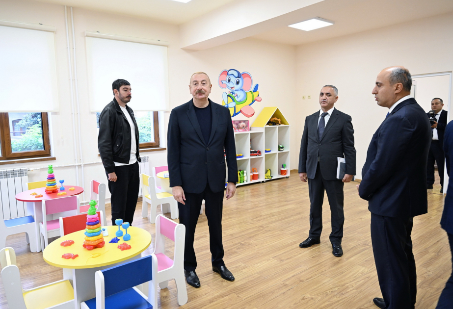 La guardería infantil nº 1 de la ciudad de Khankandi fue inaugurada tras su renovación