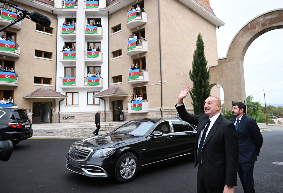 President Ilham Aliyev attended opening of Garabagh University's renovated student dormitory in Khankendi VIDEO