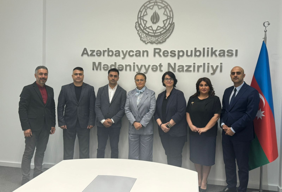 Mədəniyyət Nazirliyində türkiyəli kino təhsili mütəxəssisləri ilə görüş keçirilib