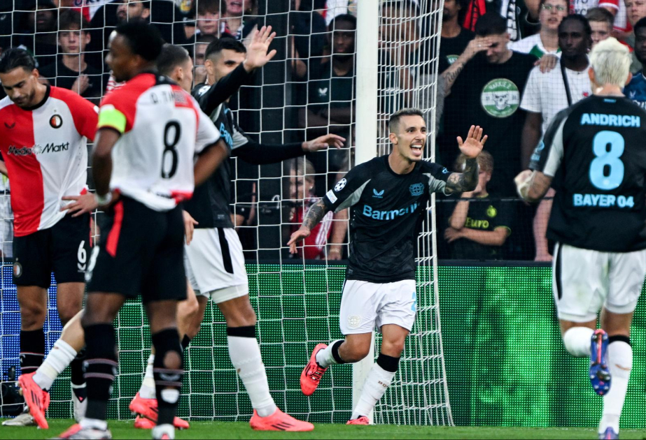 Champions-League: Leverkusen schlägt Feyenoord Rotterdam 4:0 - Atlético Madrid besiegt Leipzig 2:1