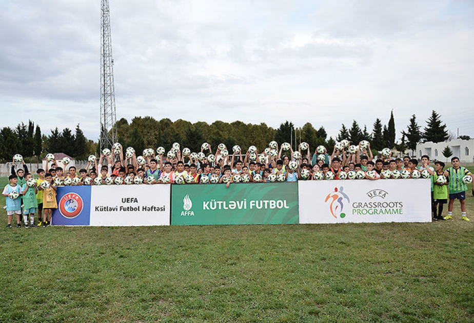 Ağstafada uşaqlar üçün futbol festivalı keçirilib