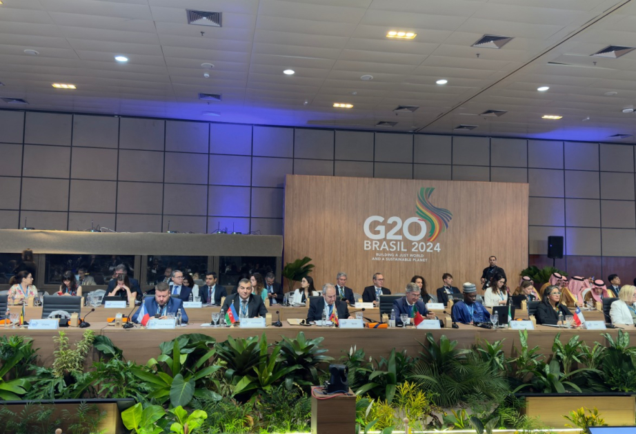 Braziliyada keçirilən G20 tədbirində Azərbaycanın turizm təcrübəsi təqdim edilib