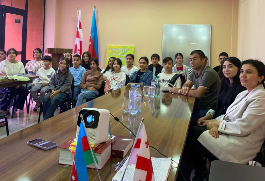 Rustavi Təhsil və Mədəniyyət Mərkəzində Şuşa şəhərinə həsr olunmuş tədbir keçirilib