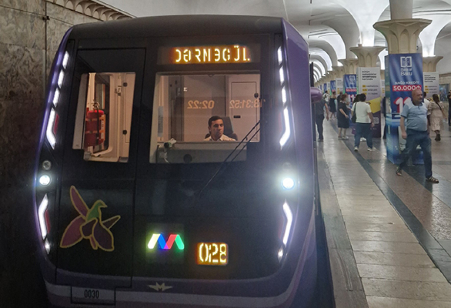 Bakı metrosunda müdaxilə ilə bağlı təkrar yoxlama aparılan qatar xəttə qaytarılıb